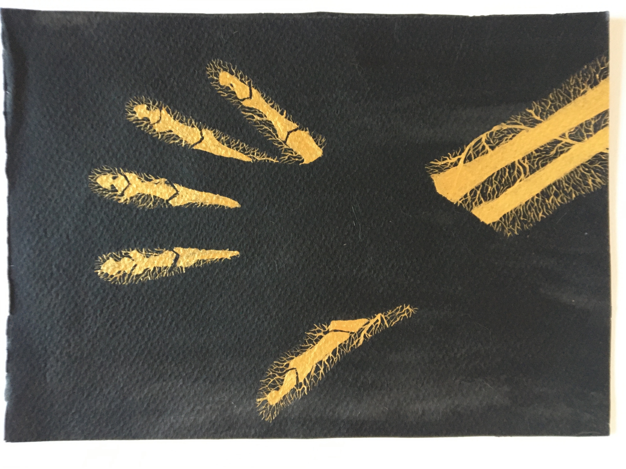 Ausencia 2. Acrílico sobre papel 21 x 30 cm. 2017