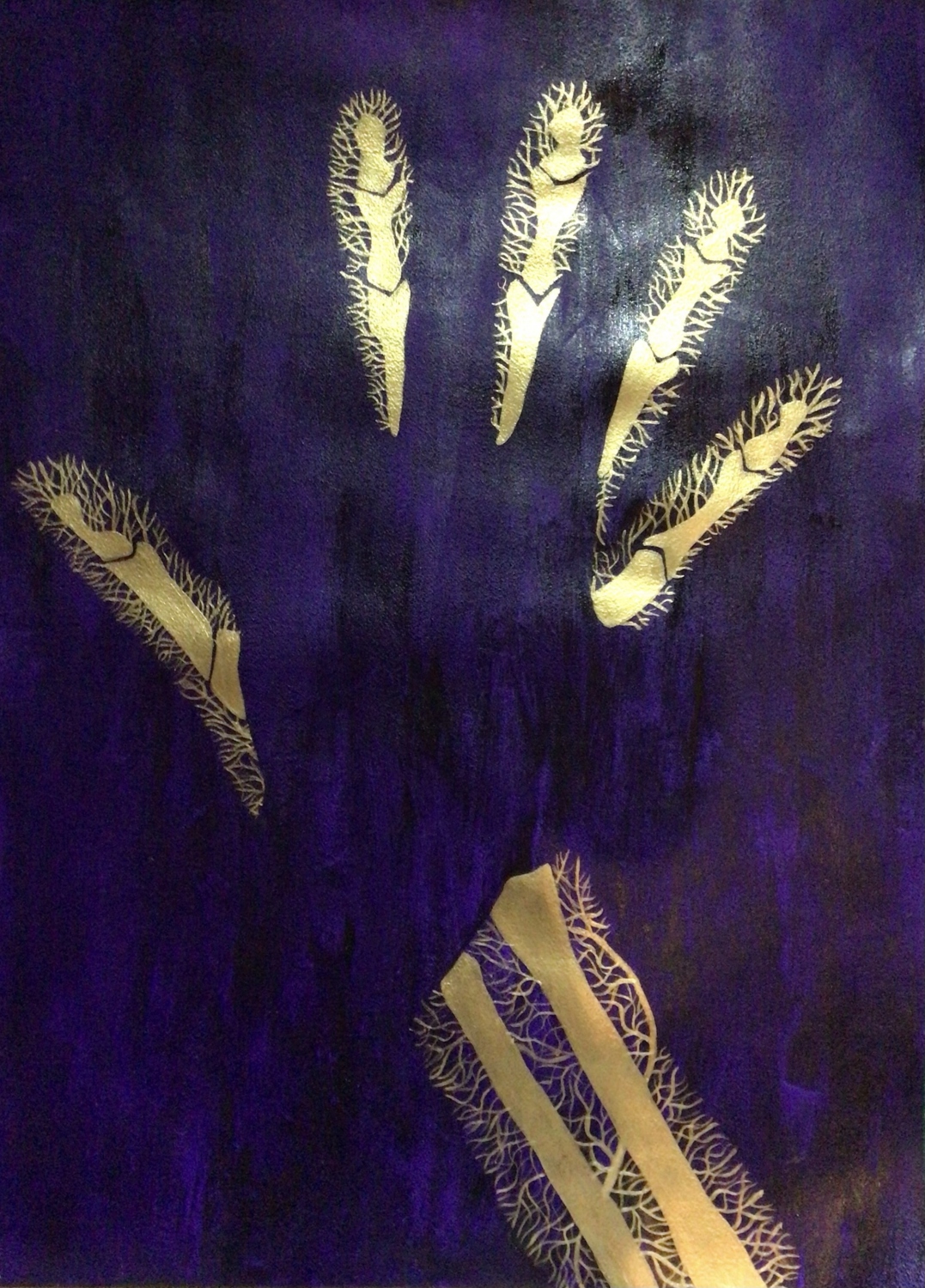 Ausencia. Acrílico sobre papel. 60 x 90 cm. 2025 
